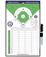 Markwort Coacher Frame-Less Magnetic Board - Baseball/Fastpitch/Softball