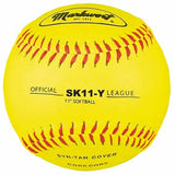 Markwort Synthetic 11" Softball Yellow - Dozen