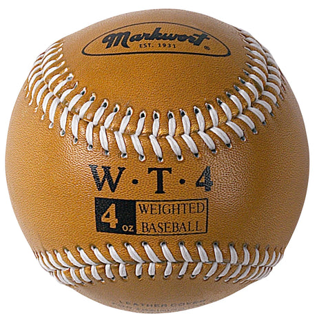 Markwort Weighted Leather Baseballs - 2 oz.-12 oz.