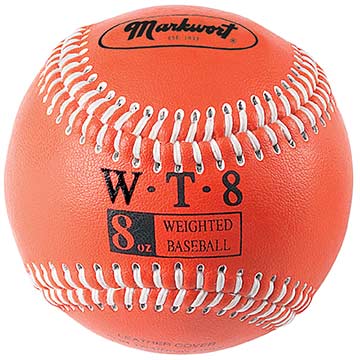 Markwort Weighted Leather Baseballs - 2 oz.-12 oz.