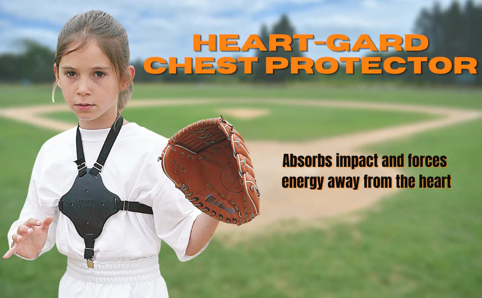 Markwort Youth Heart-Gard Chest Protector - Adjustable-3
