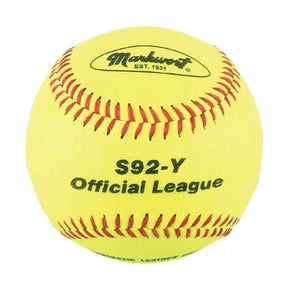 Markwort Syn Cover Cork/Rubber Core Yellow Baseball