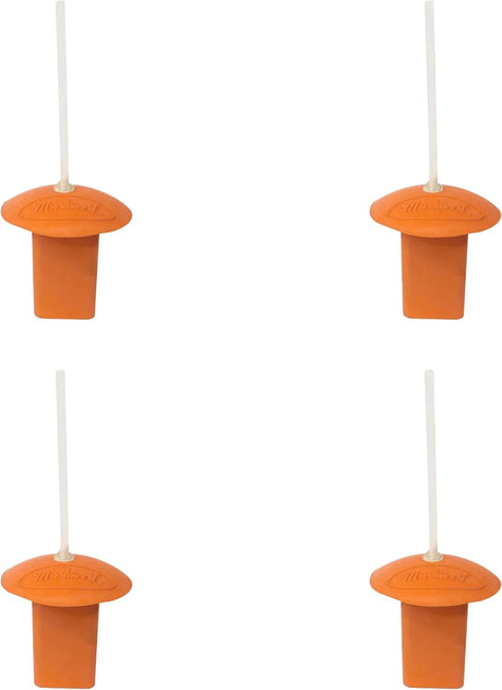 Markwort Orange Base Plugs with White Indicator - 4 Pack-2