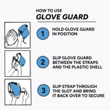 Markwort Youth Glove Guard - Blue-3