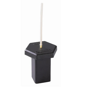 Markwort Black Baseplug with White Indicator
