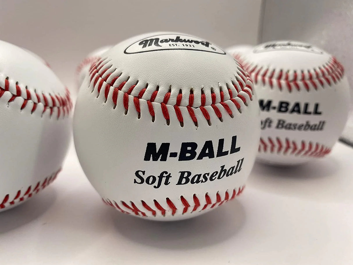 Markwort 9" Soft Lightweight 2.5 oz. Baseball - Dozen-3