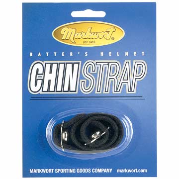 Markwort Black Chin Strap with Metal Buckle - Blister Card