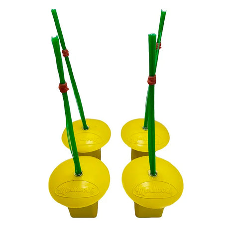 Markwort Yellow Base Plugs with Bristles - 4 Pack-2