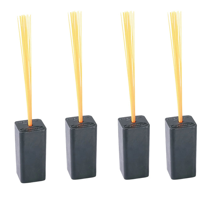Markwort Black Base Plug with Bristles - 4 Pack
