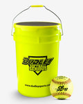 Dudley Softball Bucket of NFHS Fastpitch Game Softballs-1