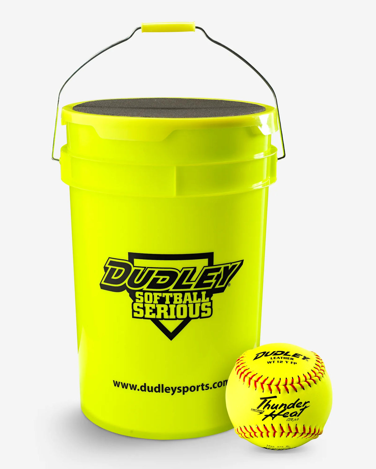 Dudley Softball Bucket of NFHS Fastpitch Game Softballs-3