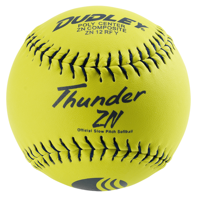 Dudley One Dozen USSSA Thunder ZN Stadium Stamp Slowpitch Softballs