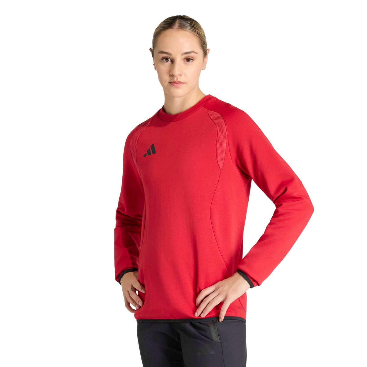 adidas Women's Tiro Travel Crew Sweatshirt-2