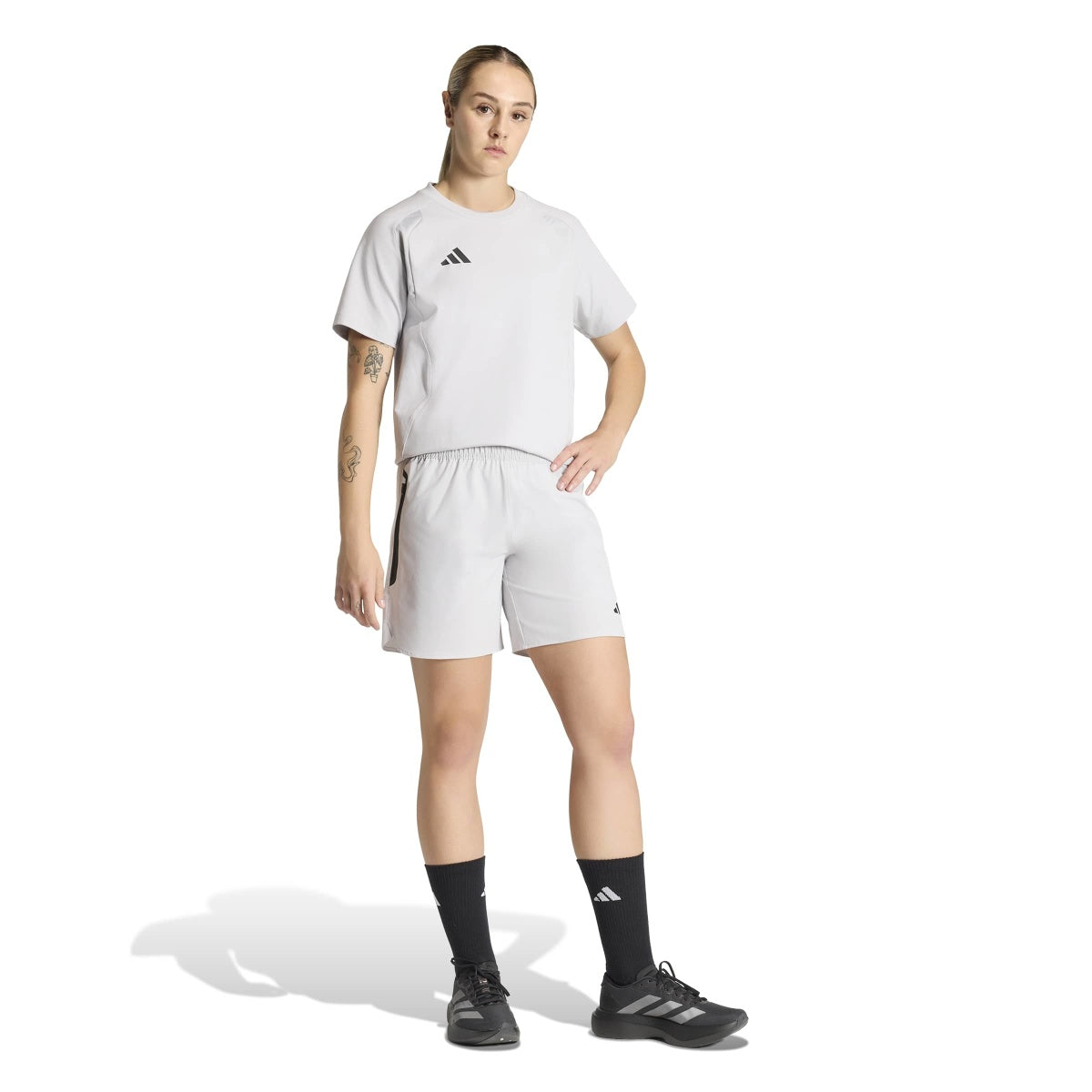 adidas Women's Tiro Travel Woven Shorts-4