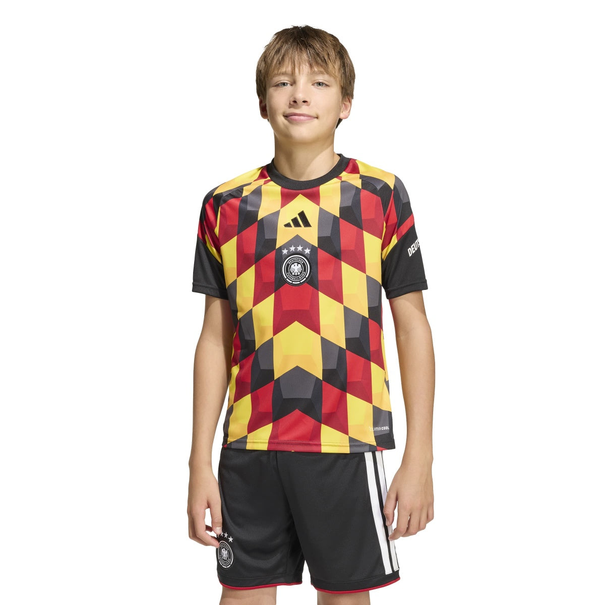 adidas Youth Germany 26 Home Pre Match Jersey-3
