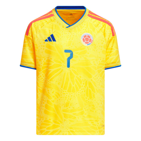 adidas Youth Colombia 26 Home Diaz Youth Jersey-1