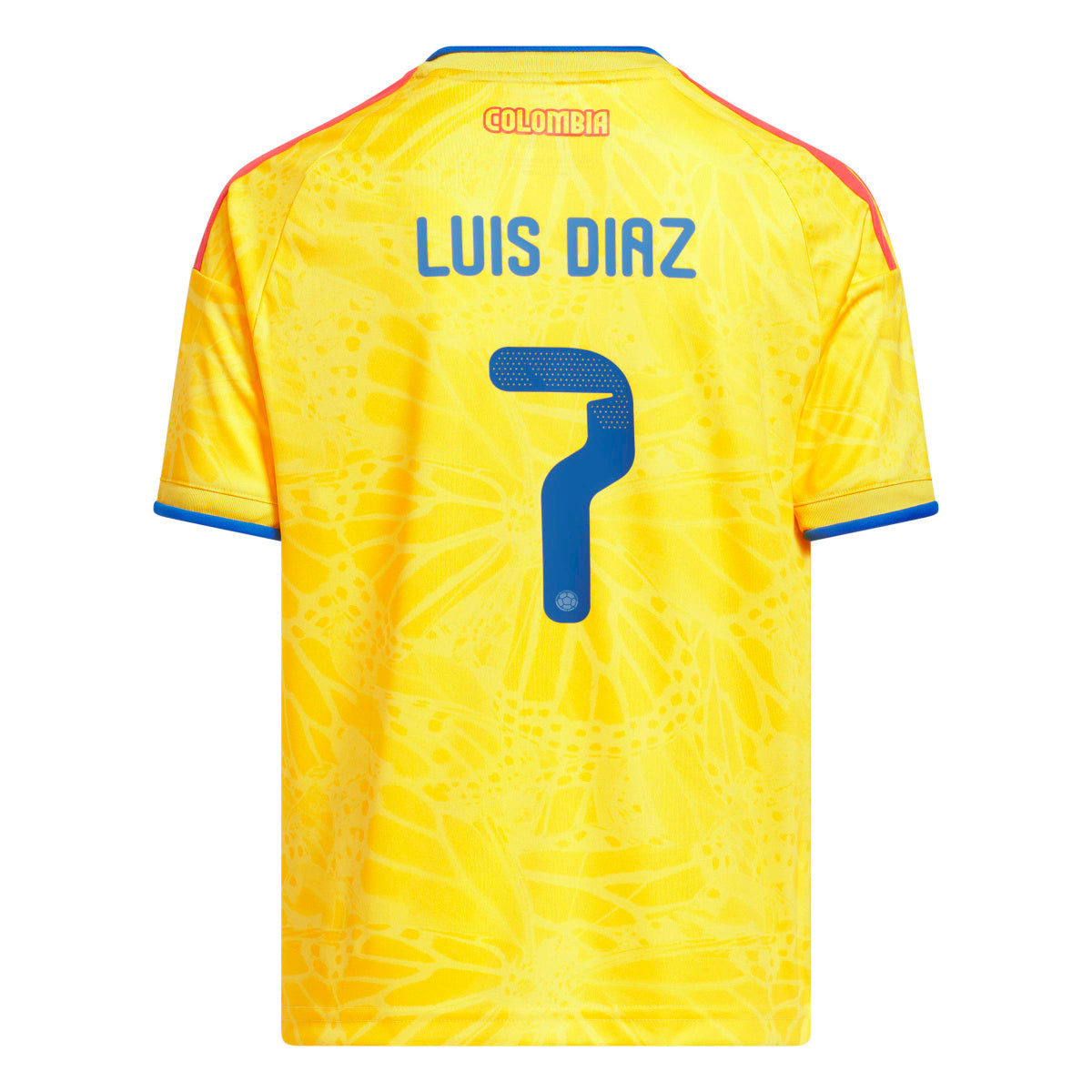 adidas Youth Colombia 26 Home Diaz Youth Jersey-3