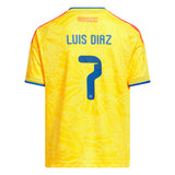 adidas Youth Colombia 26 Home Diaz Youth Jersey-3