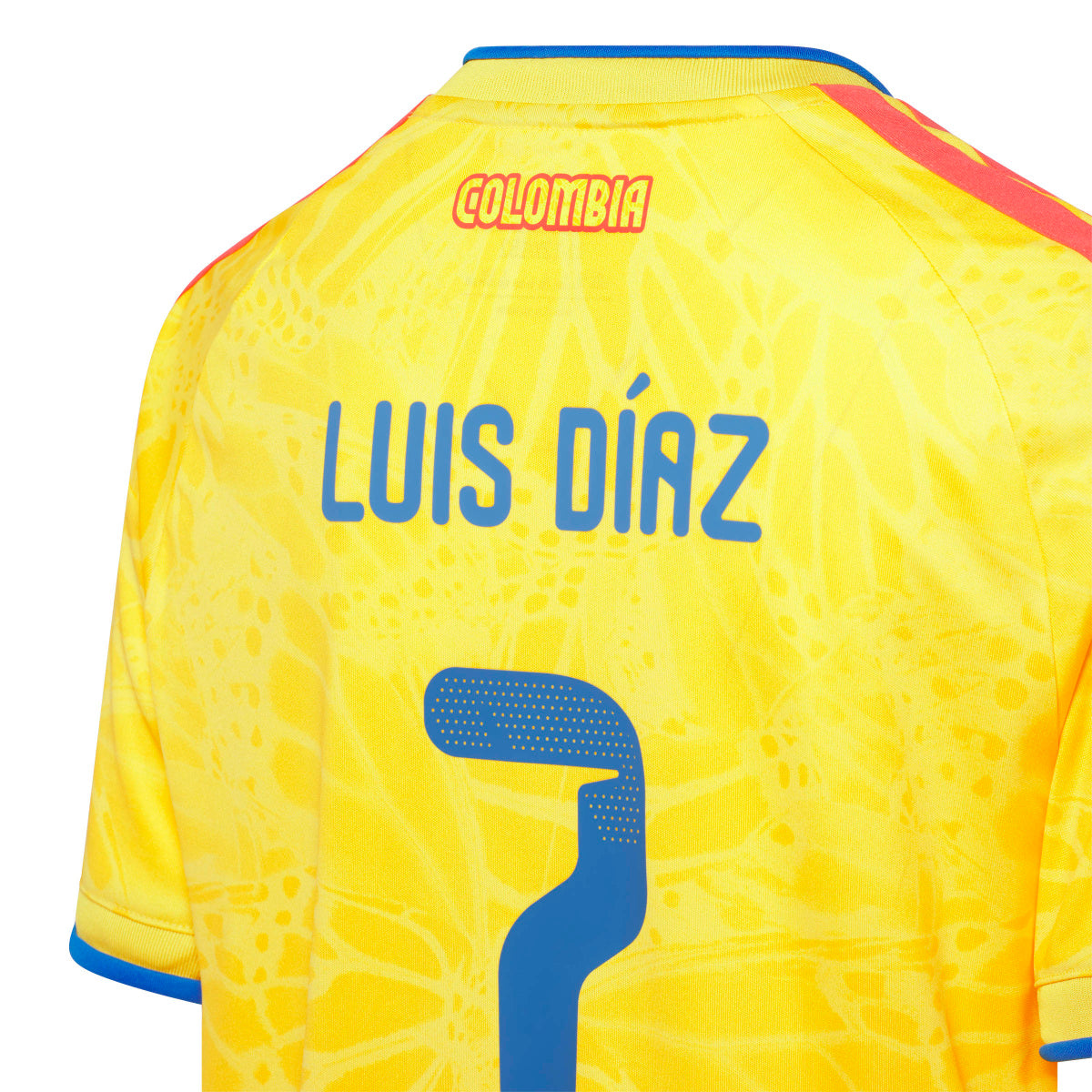 adidas Youth Colombia 26 Home Diaz Youth Jersey-6