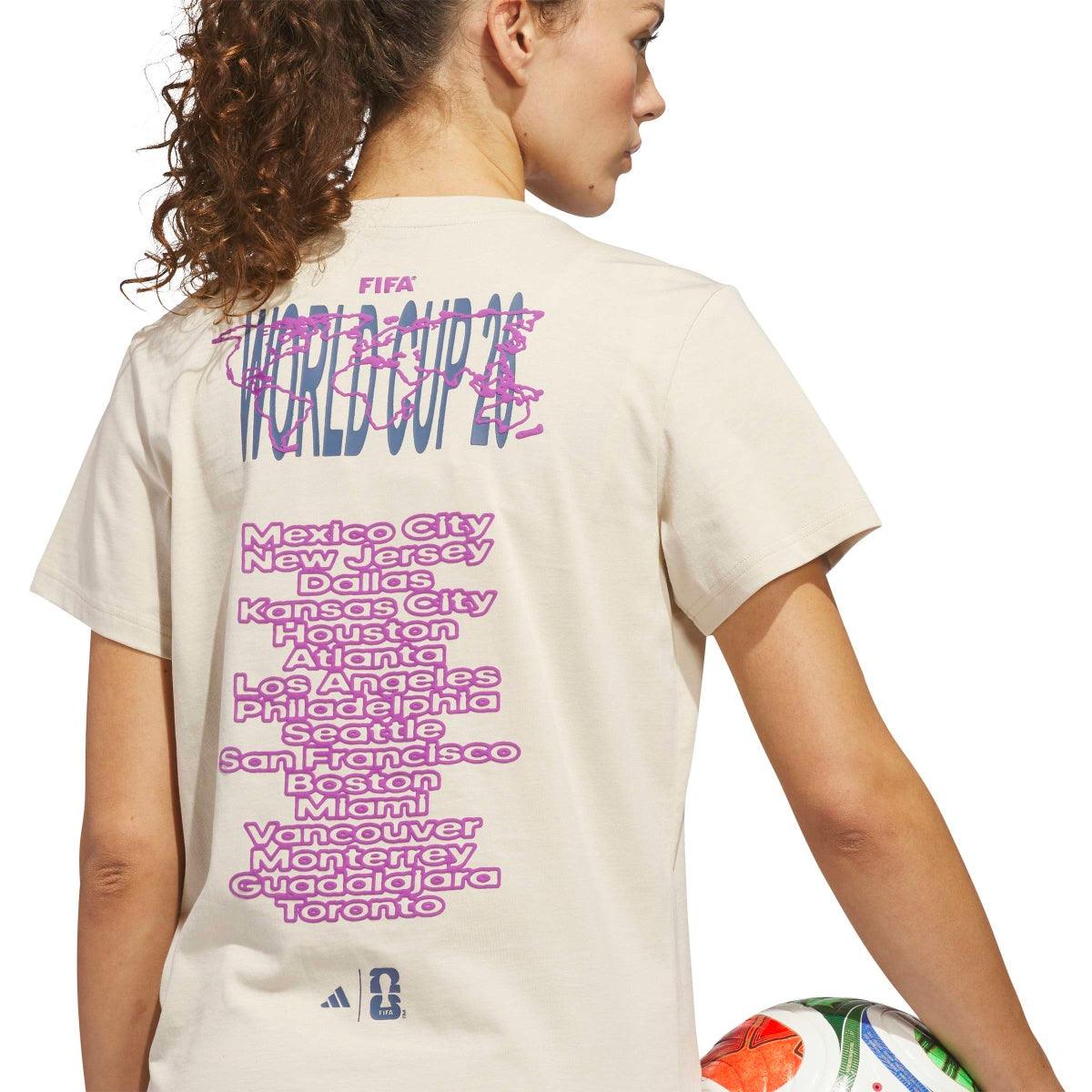 adidas Women's FIFA World Cup 26 Tour Graphic T-Shirt-5