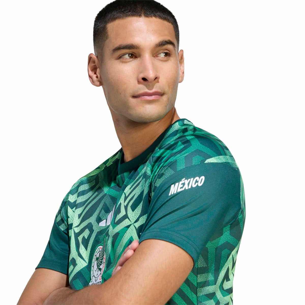 adidas Men's Mexico 26 Home Pre Match Jersey-4