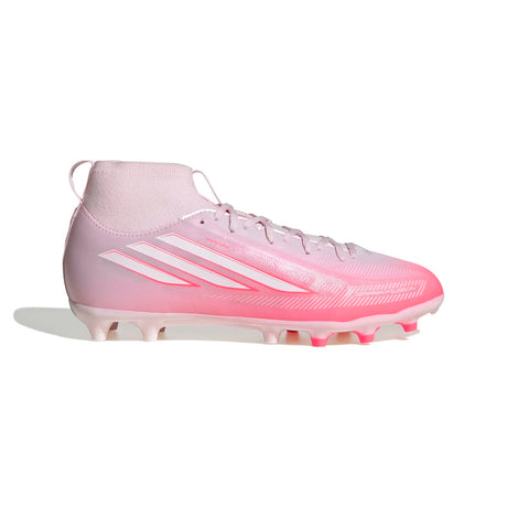 7/8 adidas Youth F50 Sparkfusion League Mid Cut Firm Ground / Artificial Grass Football Cleats-1