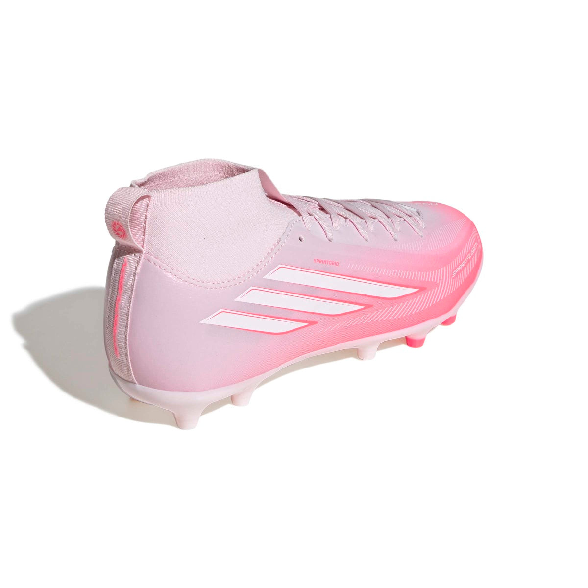 7/8 adidas Youth F50 Sparkfusion League Mid Cut Firm Ground / Artificial Grass Football Cleats-6