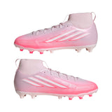 7/8 adidas Youth F50 Sparkfusion League Mid Cut Firm Ground / Artificial Grass Football Cleats-9