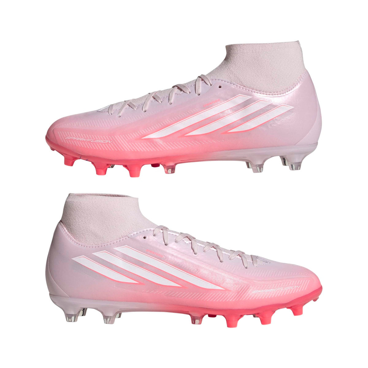 7/8 adidas Women's F50 Sparkfusion League Mid Cut FG/AG Soccer Cleats-9