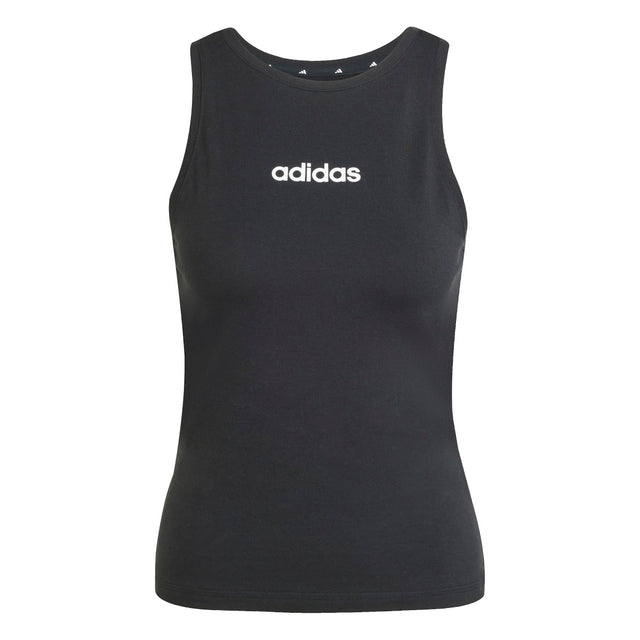adidas Women's Essentials Linear Slim Cotton Tank-1