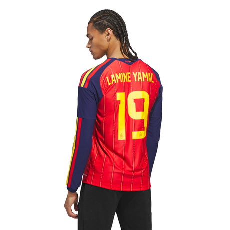adidas Men's Spain 26 Home Authentic Long Sleeve Jersey-2