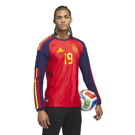 adidas Men's Spain 26 Home Authentic Long Sleeve Jersey-1
