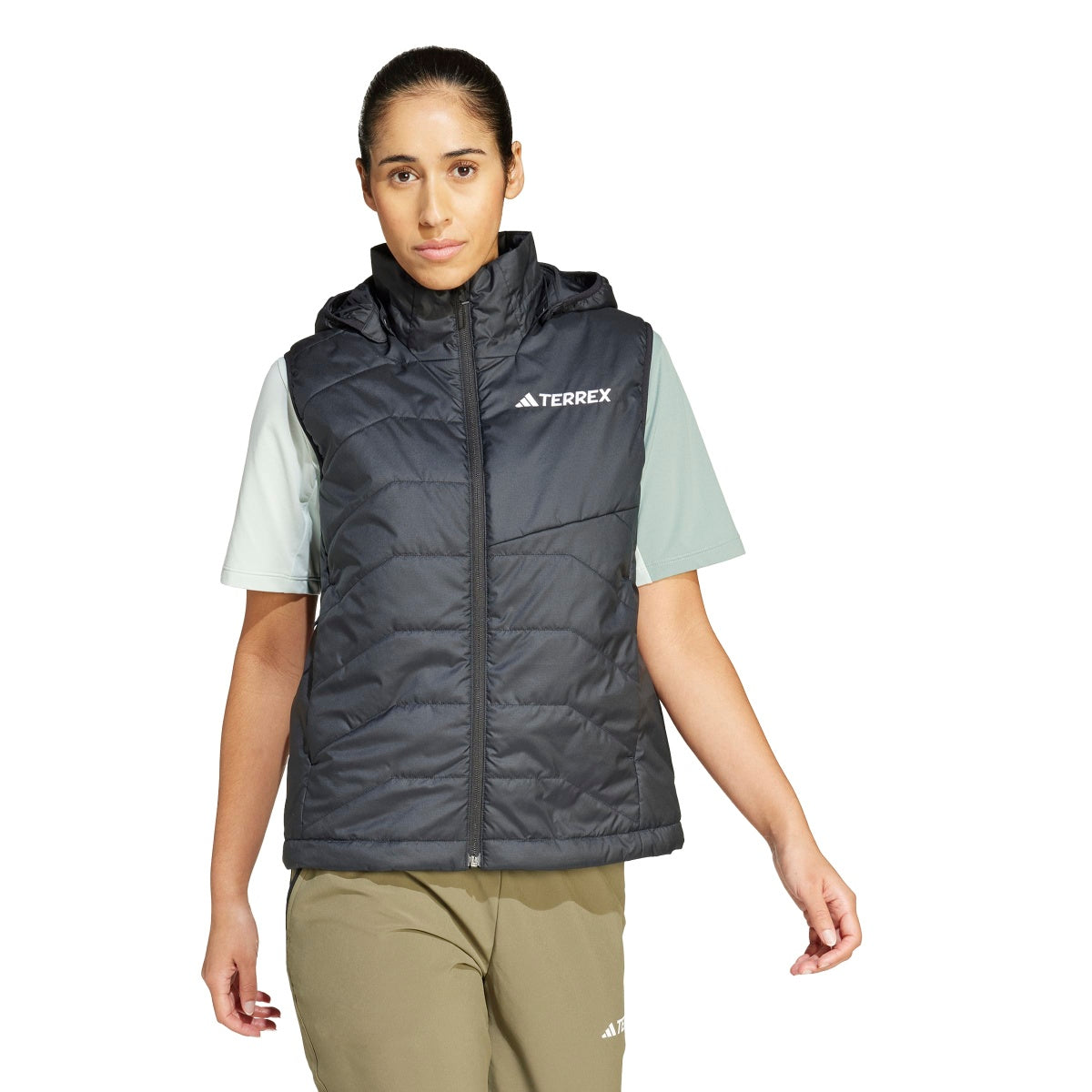 adidas Women's Terrex Multi Climawarm Insulated Hooded Vest-3