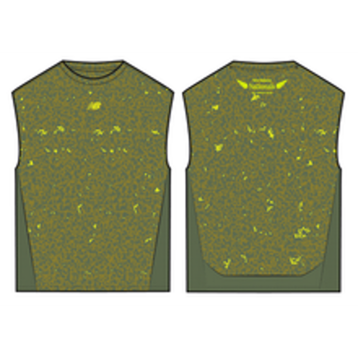 New Balance Men's Nationals Outdoor Printed Fast Days Tank