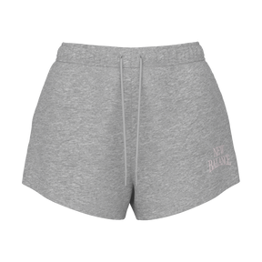 New Balance Women's Sport Linear Graphic Fleece Shorts