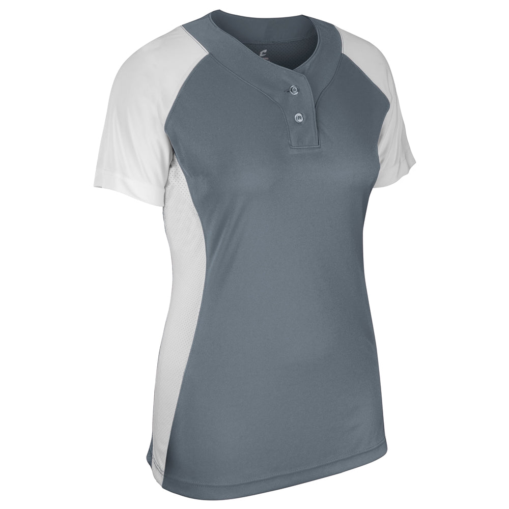 Champro Girl's Infinite 2-Button Softball Jersey