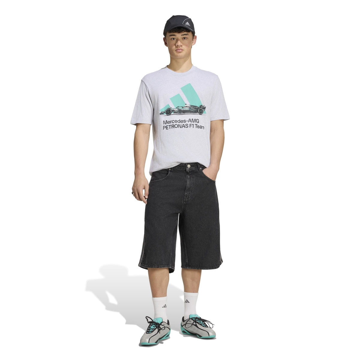 adidas Men's Mercedes-Amg Petronas Formula 1 Team Graphic Tee-4