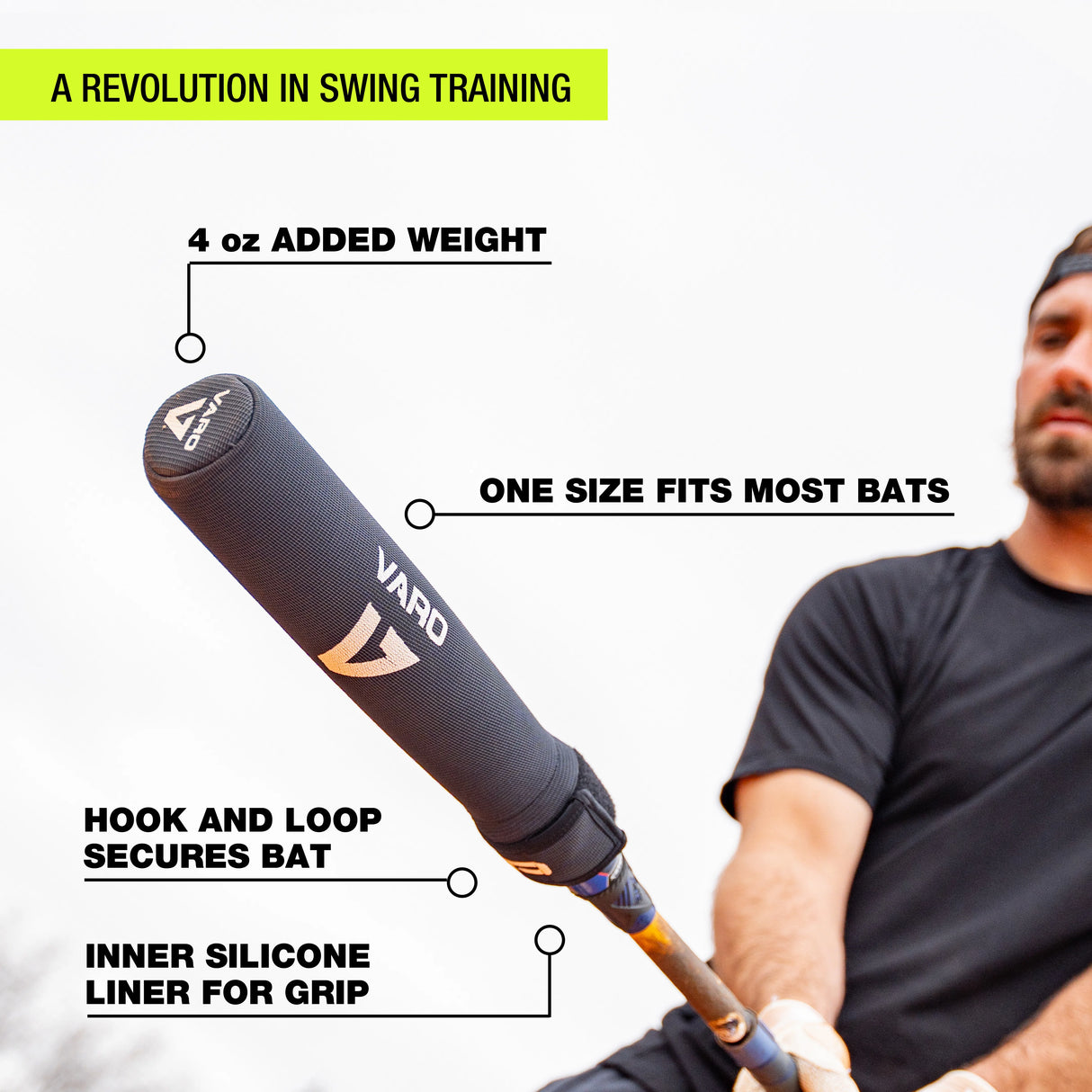 Varo RAP Batting Practice Weighted Training Sleeve - 4oz-4