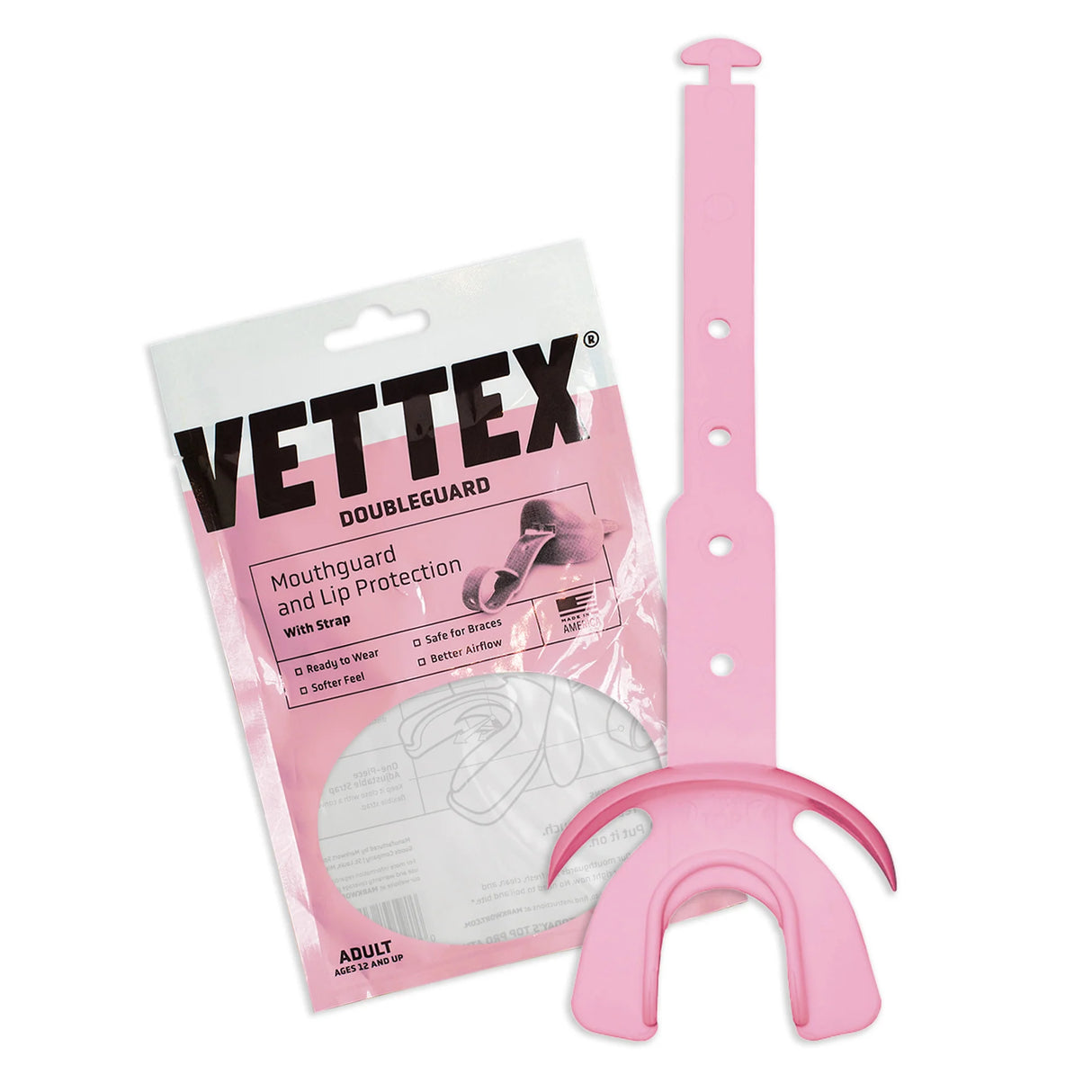 Vettex Adult Doubleguard Mouthguard with Lip Protection