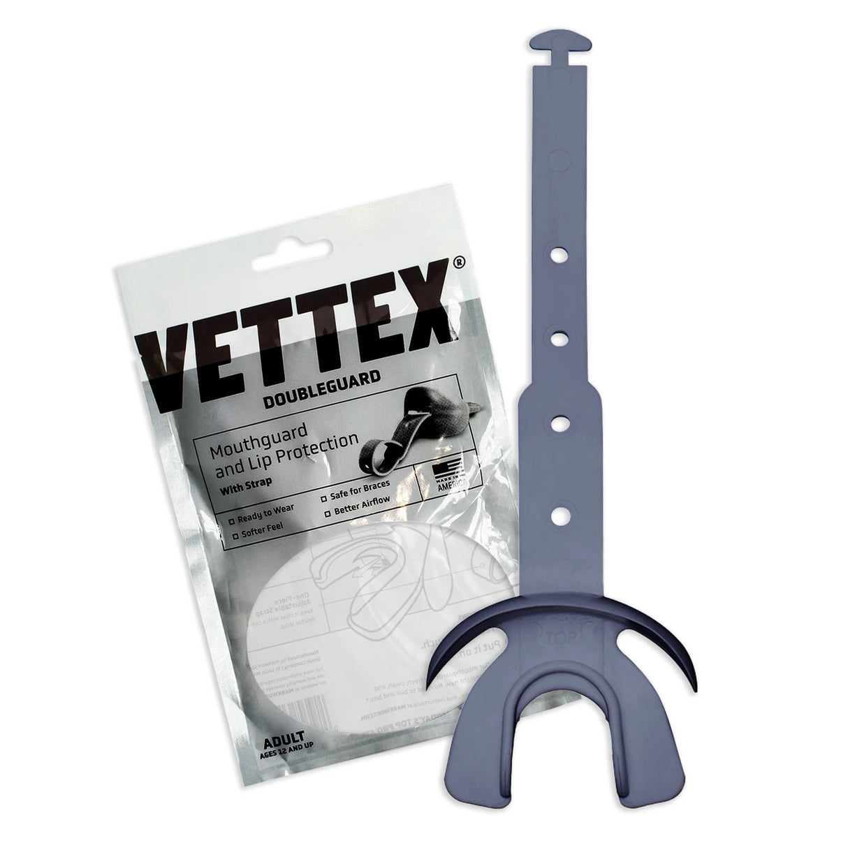 Vettex Adult Doubleguard Mouthguard with Lip Protection-61
