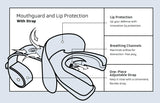 Vettex Adult Doubleguard Mouthguard with Lip Protection-73