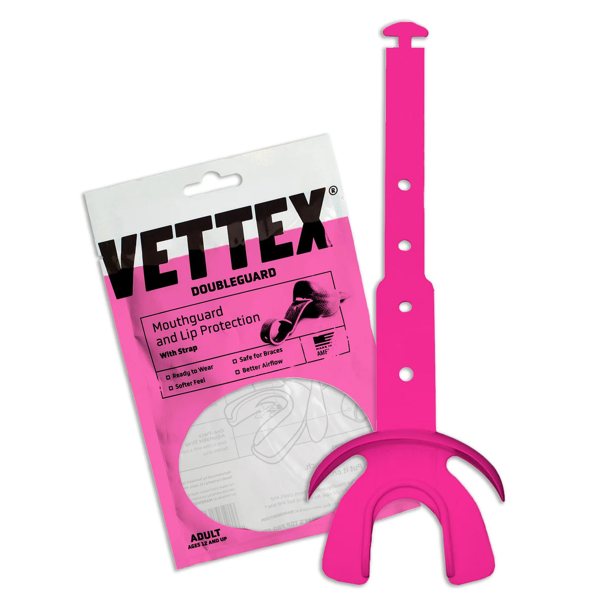Vettex Adult Doubleguard Mouthguard with Lip Protection