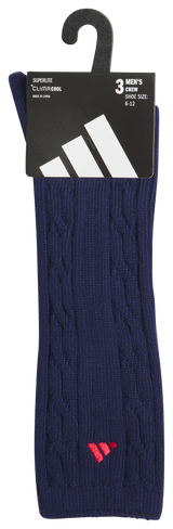 adidas Men's Athletic Cable Knit 3-Pack Crew-7