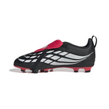 adidas Youth Predator Club Fold-Over Tongue Elastic Laces Firm/Multi Ground Soccer Cleats-2