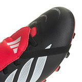 adidas Youth Predator Club Fold-Over Tongue Elastic Laces Firm/Multi Ground Soccer Cleats-8