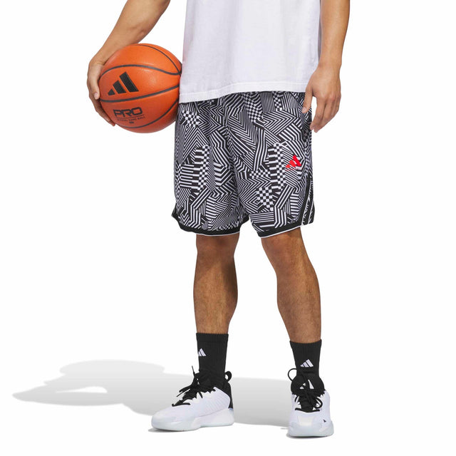 adidas Men's Crazy Lite Wrap AOP Basketball Shorts-1