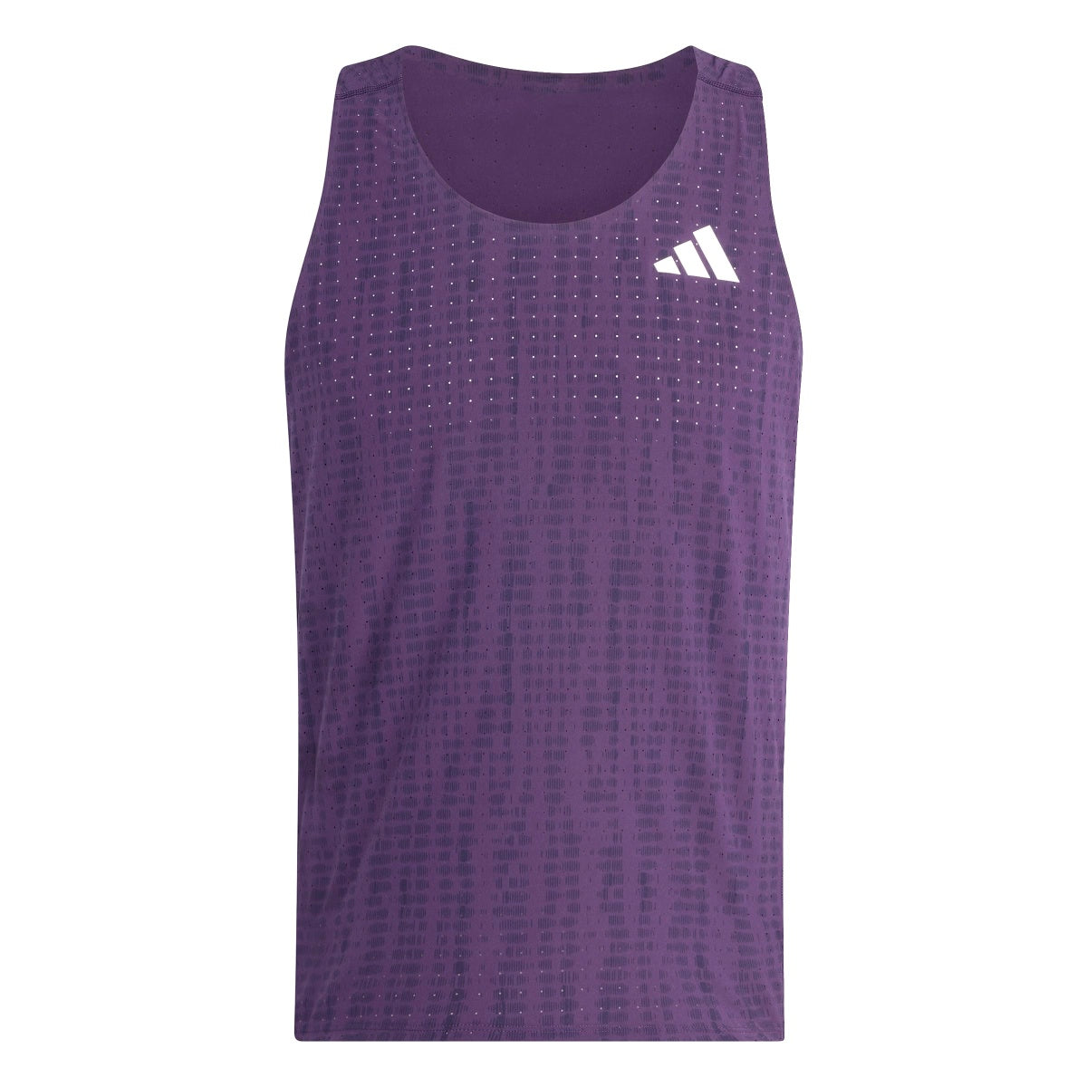 adidas Men's Adizero Running Singlet-1