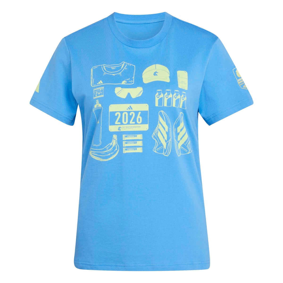 adidas Women's Boston Marathon 2026 Bus Tee-1