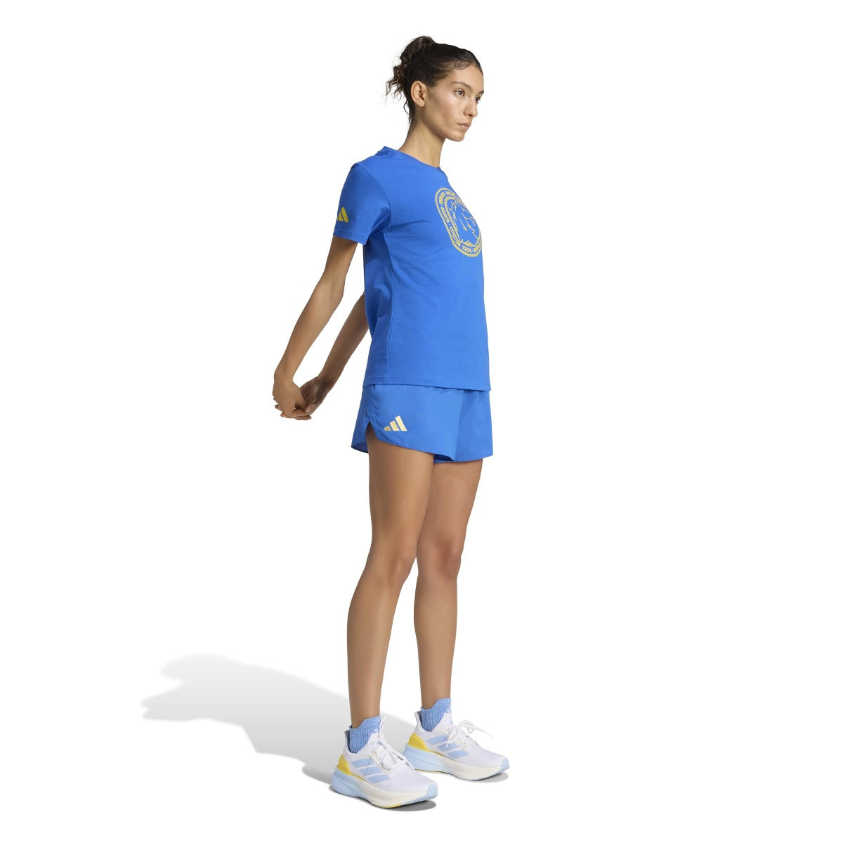 adidas Women's Boston Marathon 2026 Logo Graphic T-Shirt-3