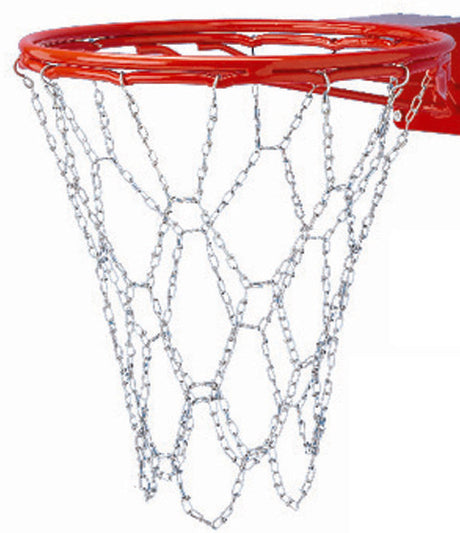 Gared Steel Chain Basketball Net for Double Bumped-Ring Rims